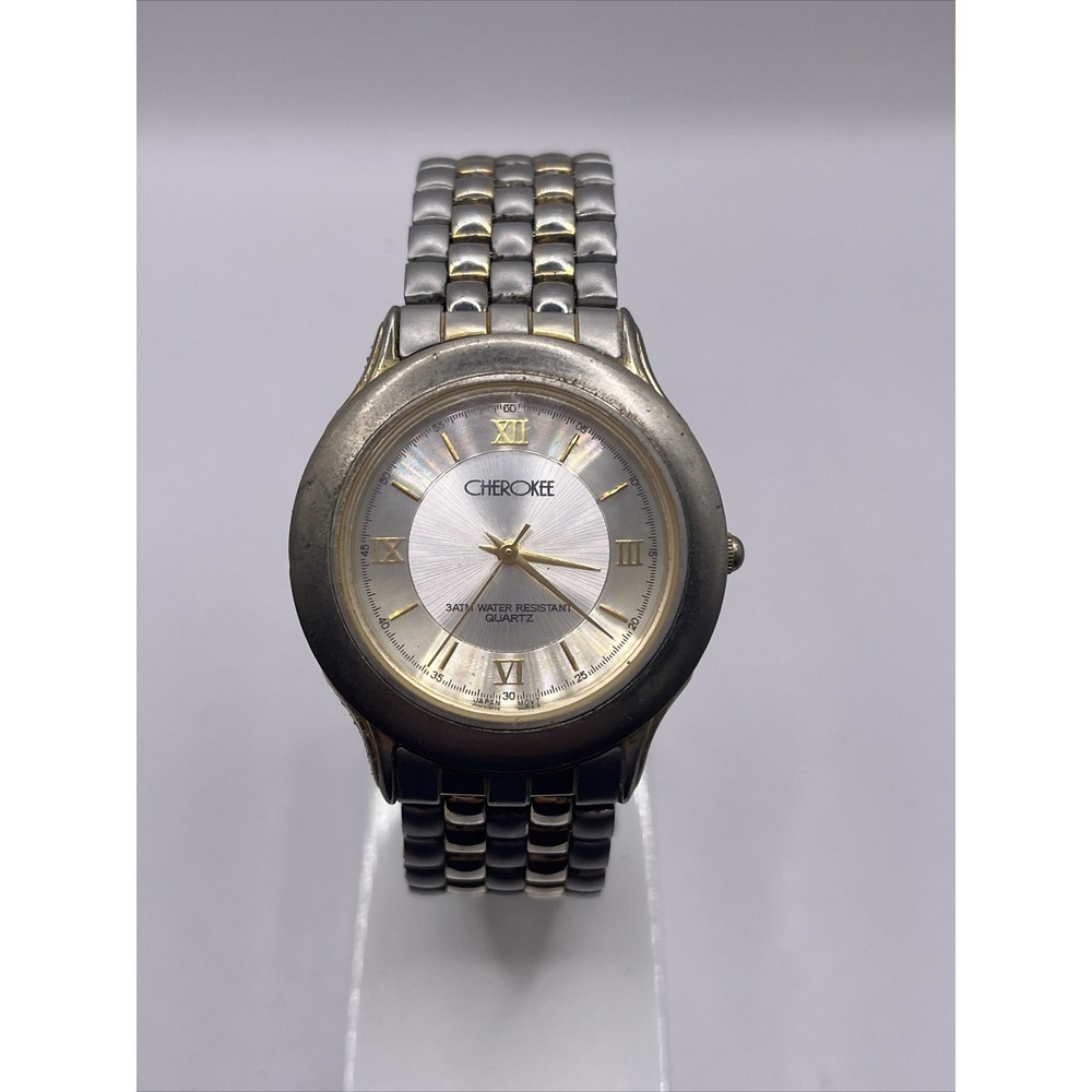 Cherokee Women's Quartz Watch Silver Tone WR 30M- New Battery